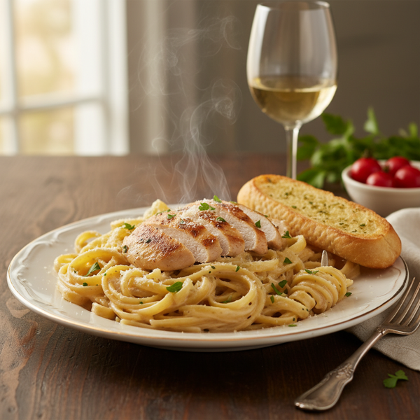 Creamy Chicken Alfredo Delight recipe