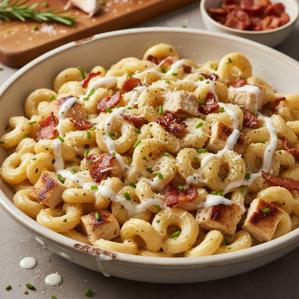 Creamy Chicken Bacon Ranch Pasta recipe