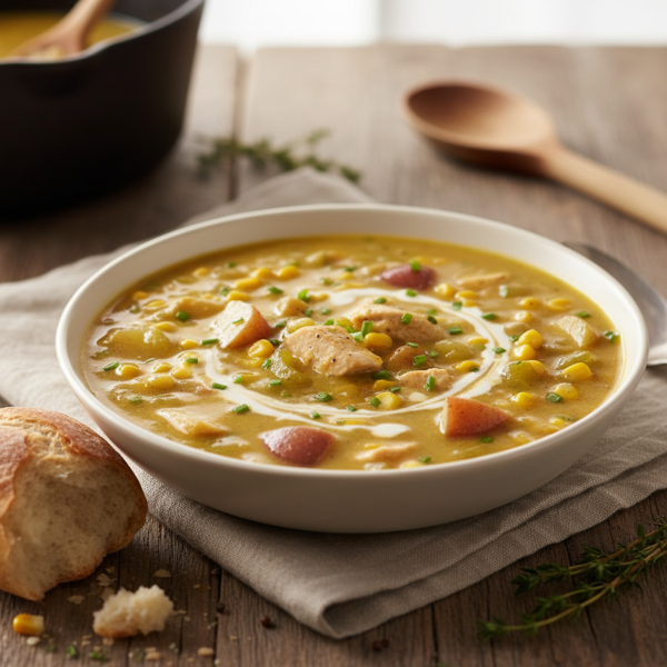 Creamy Chicken Corn Chowder recipe