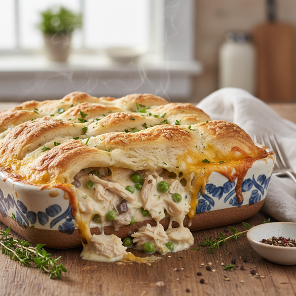 Creamy Chicken Crescent Bake recipe