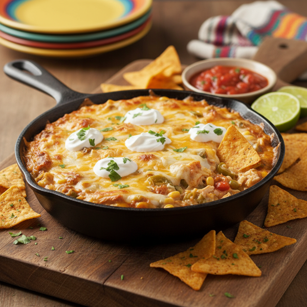 Creamy Chicken Enchilada Dip Delight recipe