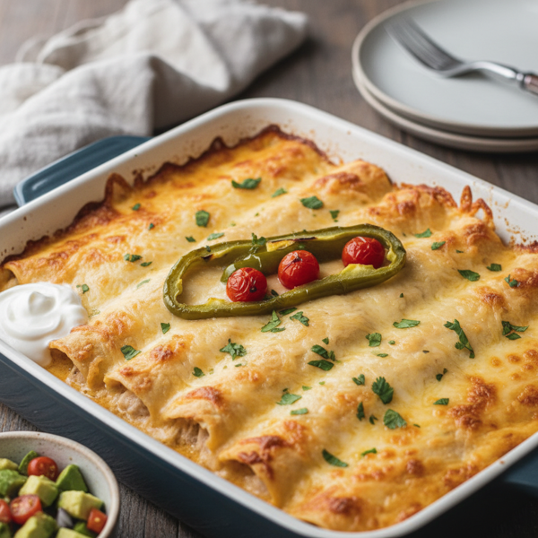 Creamy Chicken Enchiladas Delight recipe