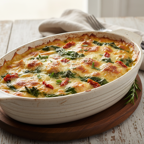Creamy Chicken Florentine Bake recipe