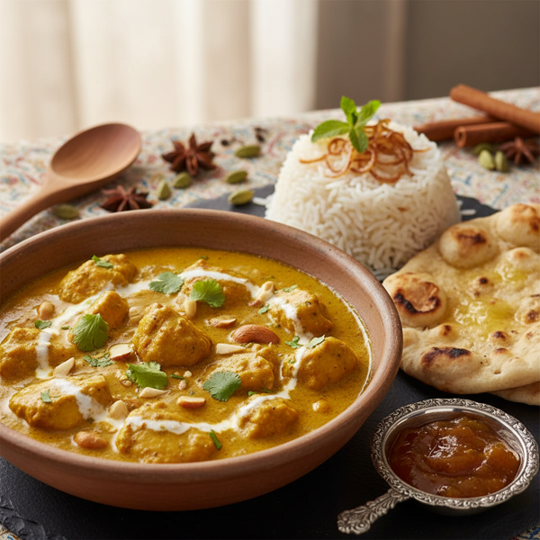 Creamy Chicken Korma Delight recipe