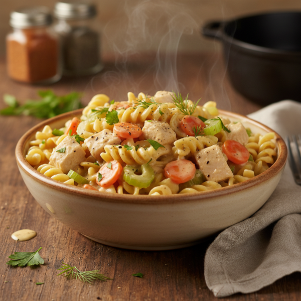 Creamy Chicken Noodle Delight recipe