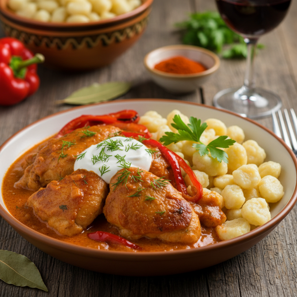 Creamy Chicken Paprikash Delight recipe
