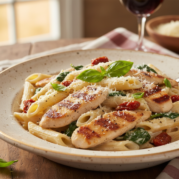 Creamy Chicken Penne Di Vinci recipe