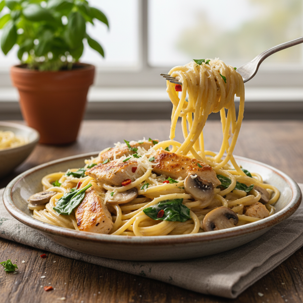 Creamy Chicken Spaghetti Delight recipe