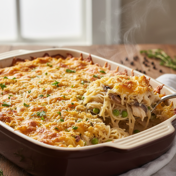 Creamy Chicken Vermicelli Bake recipe