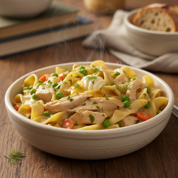 Creamy Chicken & Noodles Delight recipe