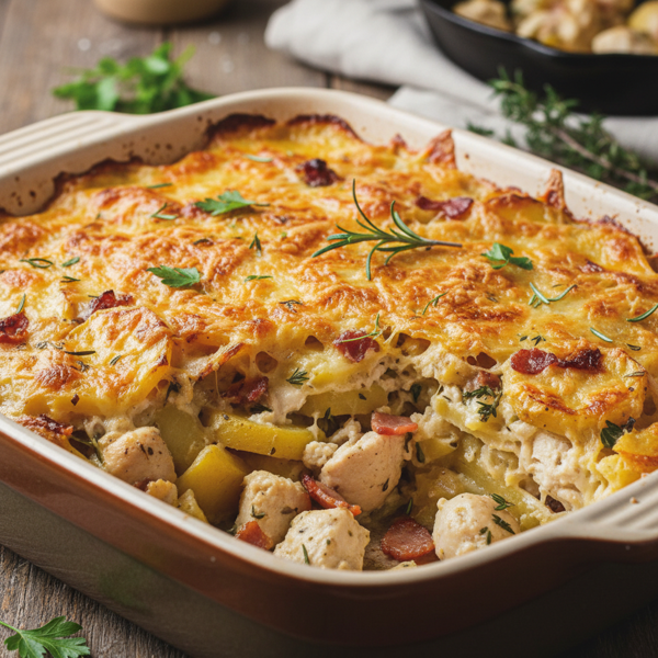 Creamy Chicken & Potato Bake recipe