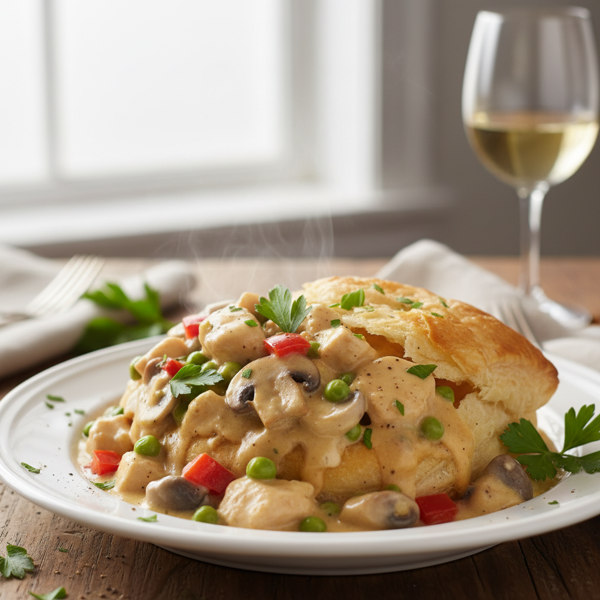 Creamy Chicken à la King Delight recipe