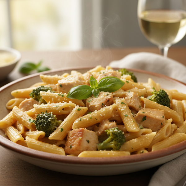 Creamy Chicken and Broccoli Penne recipe