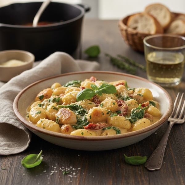 Creamy Chicken and Gnocchi Delight recipe