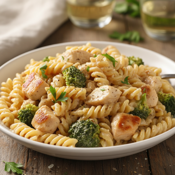 Creamy Chicken and Pasta Delight recipe