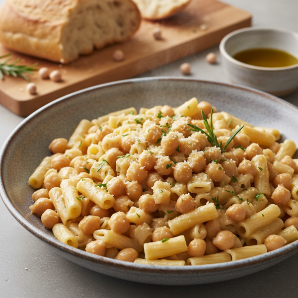 Creamy Chickpea Pasta E Ceci recipe