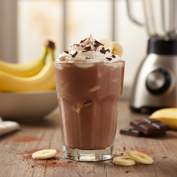 Creamy Chocolate Banana Bliss Smoothie recipe