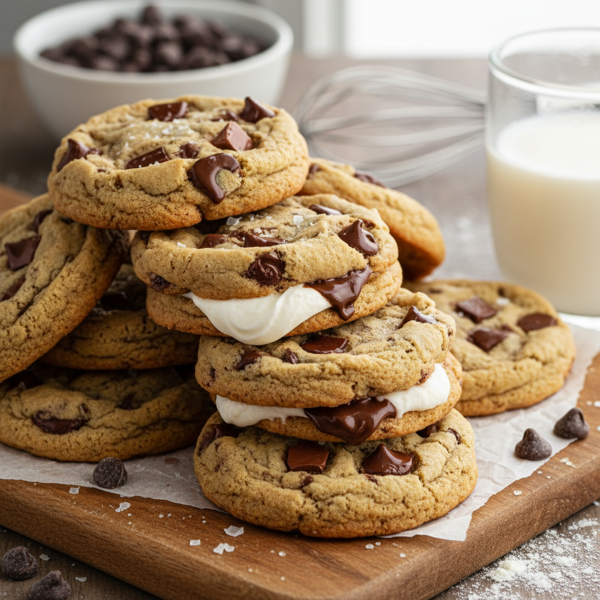 Creamy Chocolate Chip Delight Cookies recipe