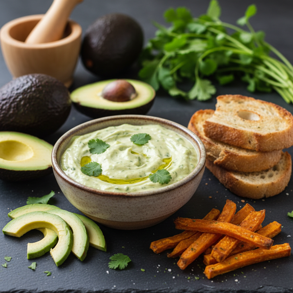 Creamy Cilantro Avocado Aioli recipe