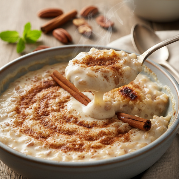 Creamy Cinnamon Brown Rice Pudding recipe