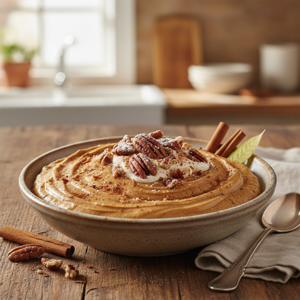 Creamy Cinnamon Pecan Delight recipe