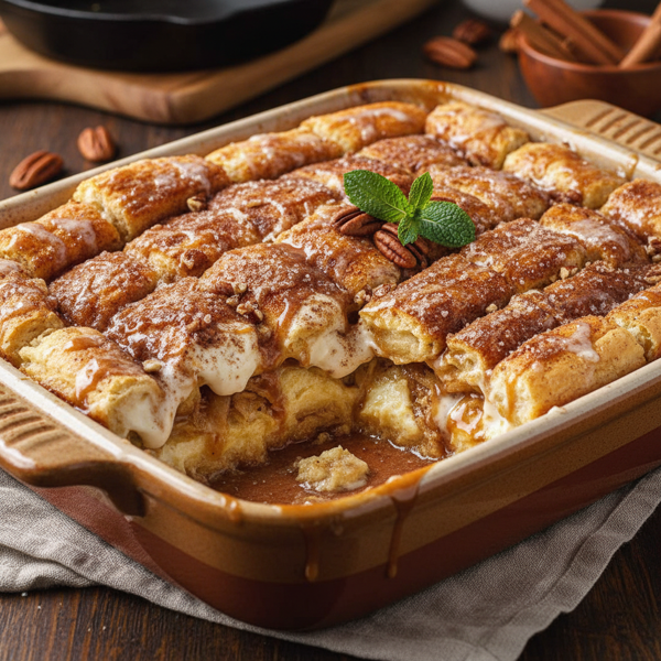 Creamy Cinnamon Sopapilla Bake recipe