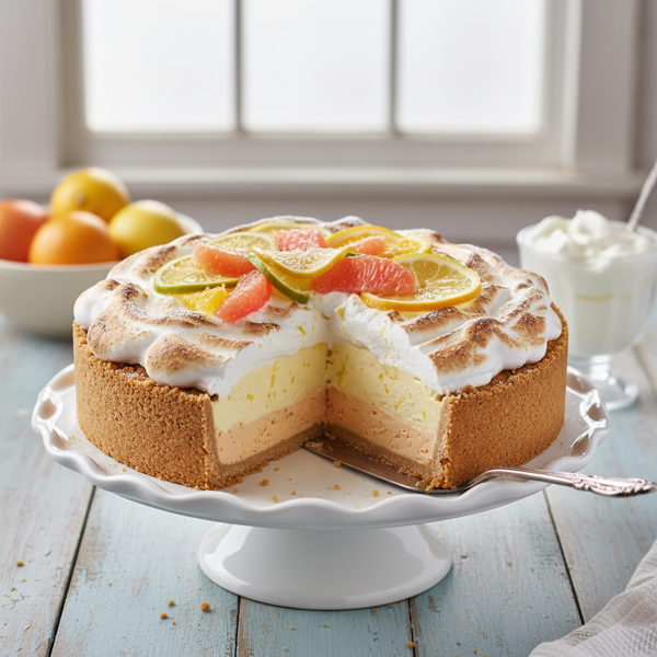 Creamy Citrus Dream Ice Cream Pie recipe