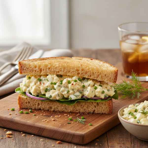 Creamy Classic Egg Salad Sandwich recipe