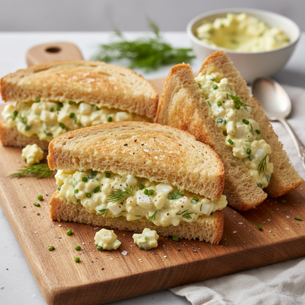 Creamy Classic Egg Salad Sandwiches recipe