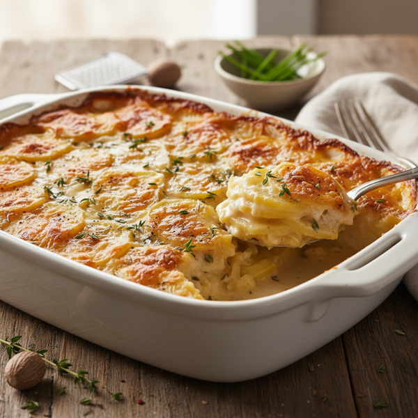 Creamy Classic Scalloped Potatoes recipe