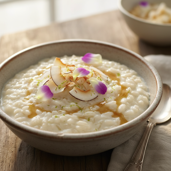 Creamy Coconut Arborio Rice Pudding recipe