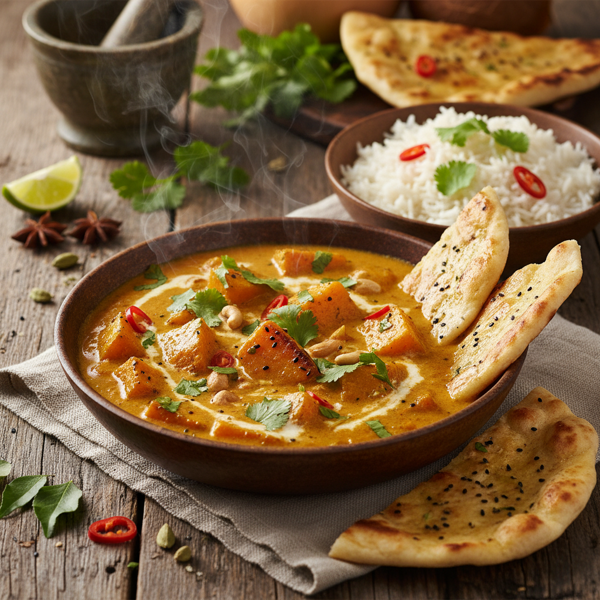 Creamy Coconut Butternut Squash Curry recipe