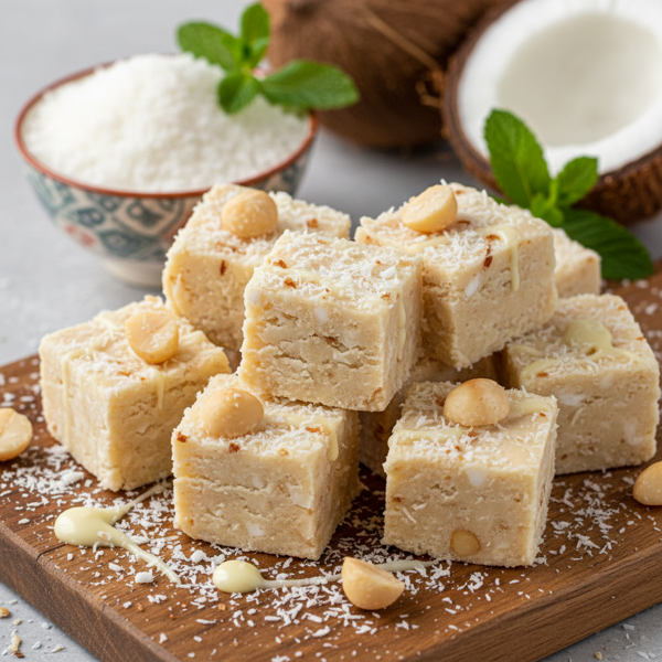 Creamy Coconut Delight Fudge recipe