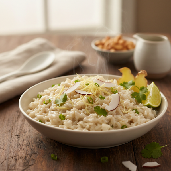 Creamy Coconut Ginger Rice recipe