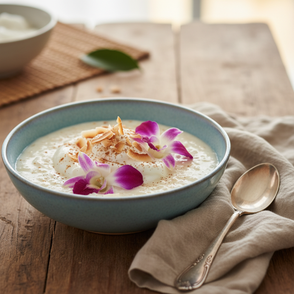 Creamy Coconut Rice Pudding Delight recipe