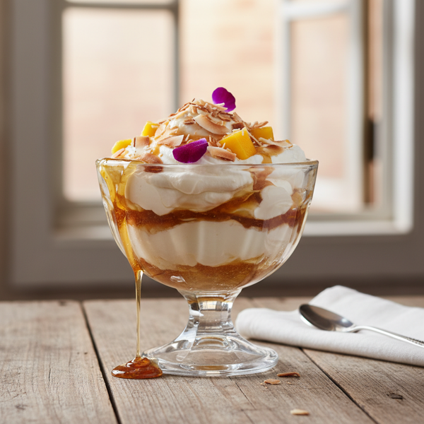 Creamy Coconut Syrup Delight recipe