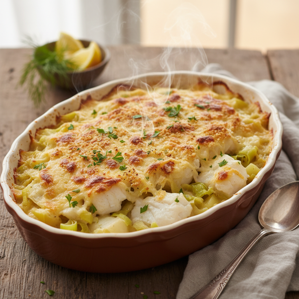 Creamy Cod Gratin Delight recipe