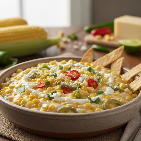 Creamy Corn and Cheese Chili Delight recipe