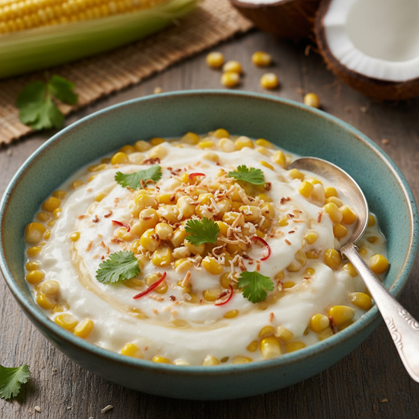 Creamy Corn and Coconut Delight recipe