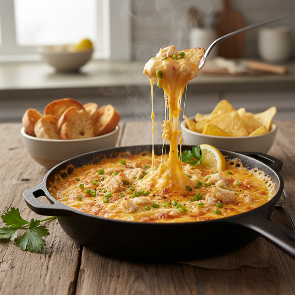 Creamy Crab & Velveeta Cheese Dip recipe