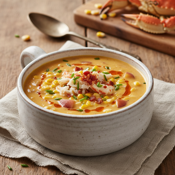 Creamy Crab and Corn Chowder recipe