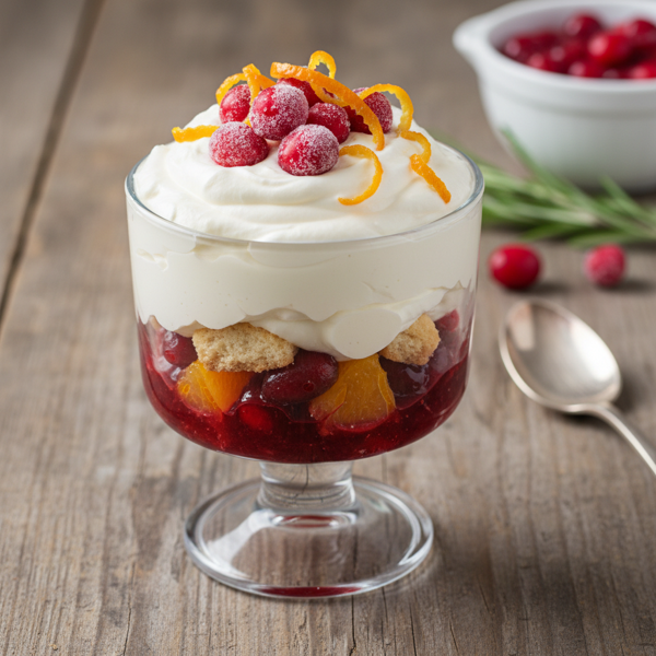 Creamy Cranberry-Orange Bliss Dessert recipe