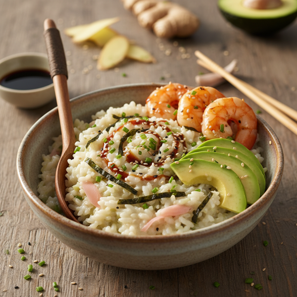 Creamy Crock-Pot Sushi Rice Pudding recipe