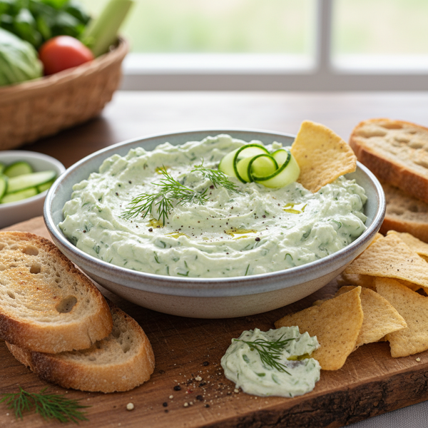 Creamy Cucumber Delight Spread recipe