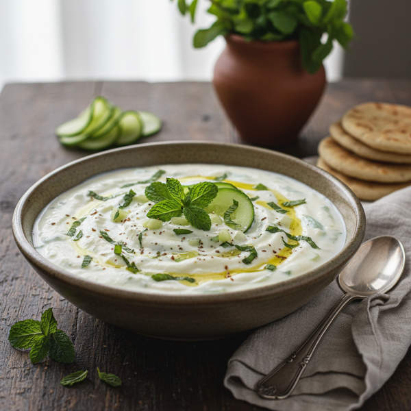 Creamy Cucumber Mint Raita recipe