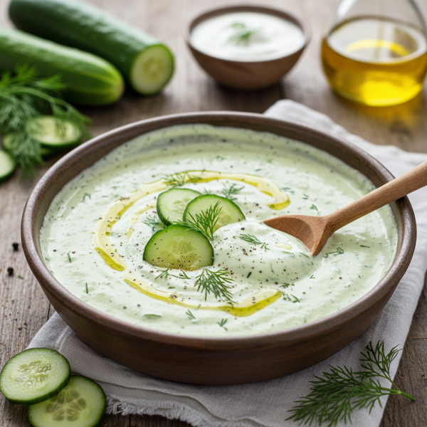 Creamy Cucumber Salad Dressing recipe