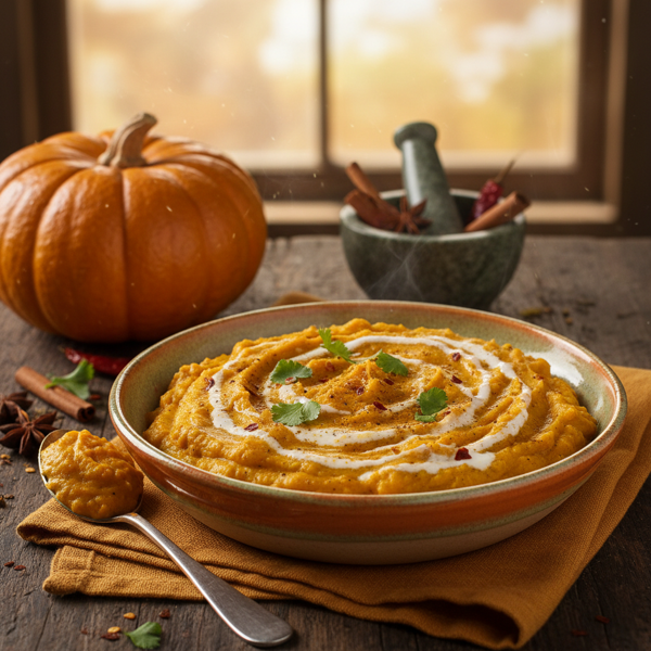 Creamy Curried Pumpkin Mash recipe