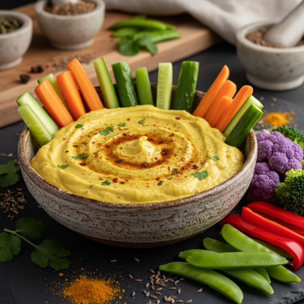 Creamy Curry Veggie Dip recipe