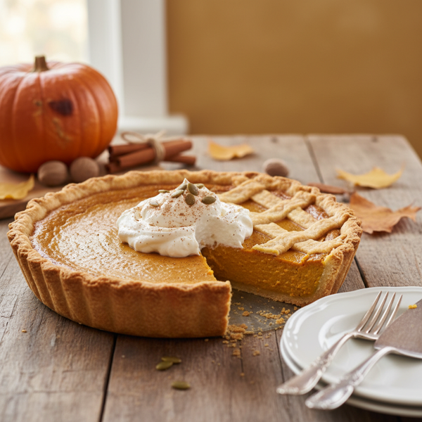 Creamy Dairy-Free Pumpkin Pie recipe