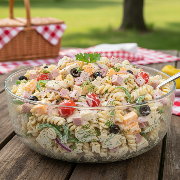 Creamy Deli Pasta Salad recipe
